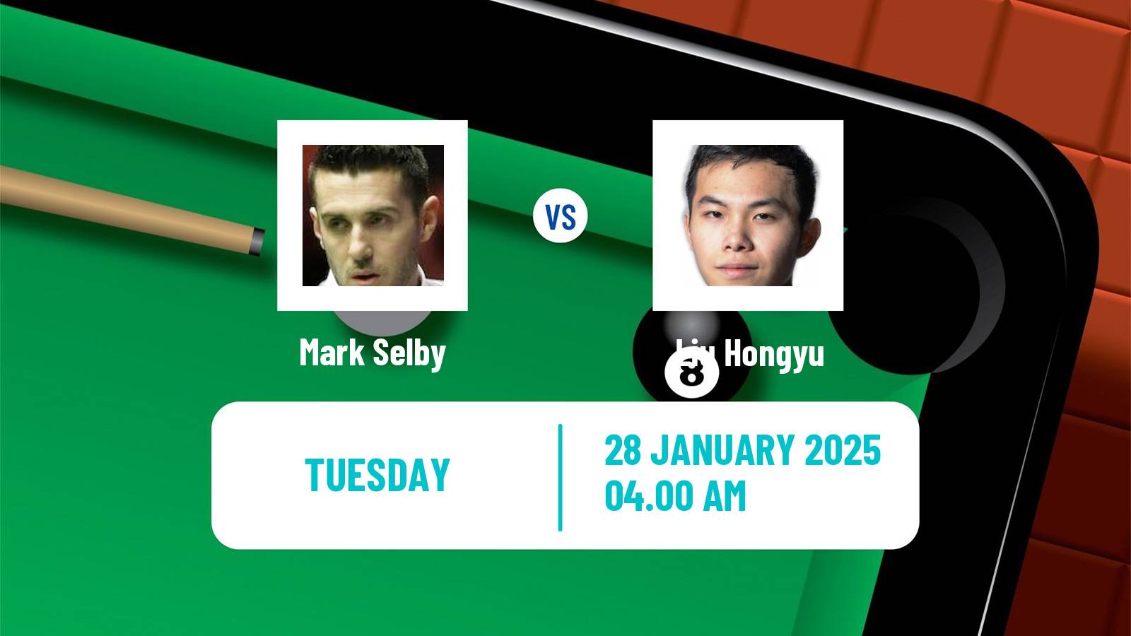 Snooker German Masters Mark Selby - Liu Hongyu