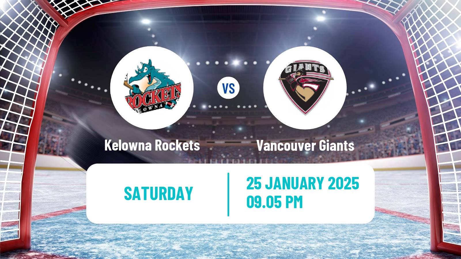 Hockey WHL Kelowna Rockets - Vancouver Giants