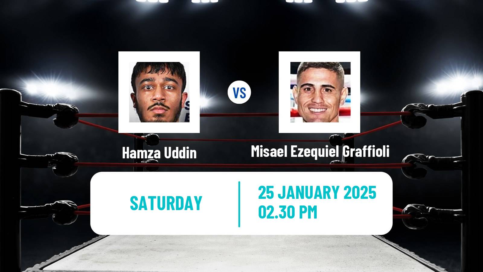 Boxing Flyweight Others Matches Men Hamza Uddin - Misael Ezequiel Graffioli