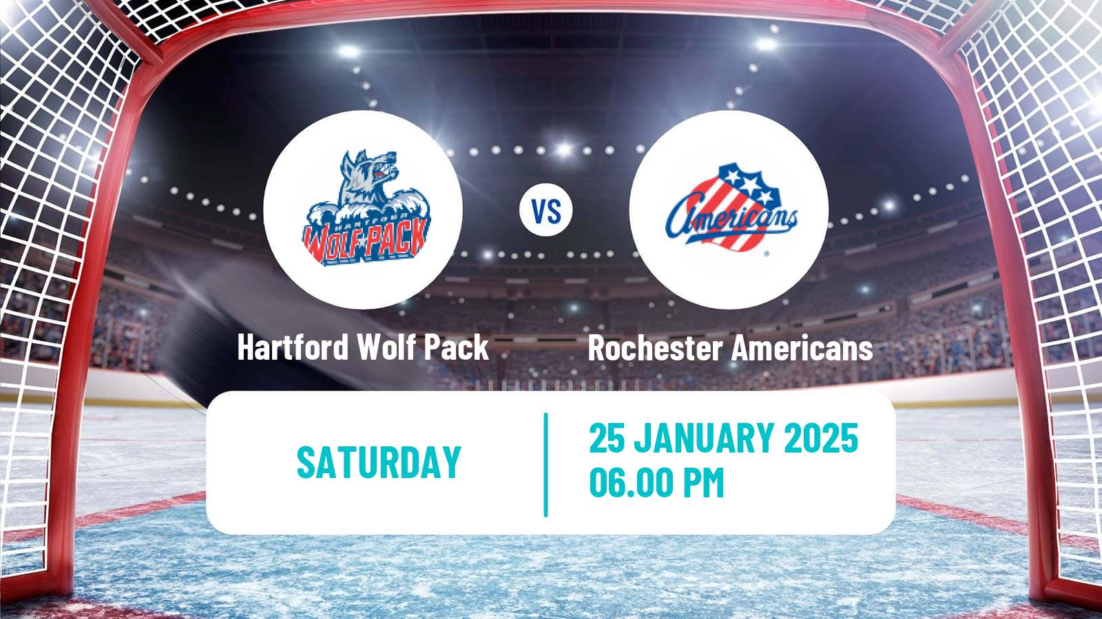 Hockey AHL Hartford Wolf Pack - Rochester Americans