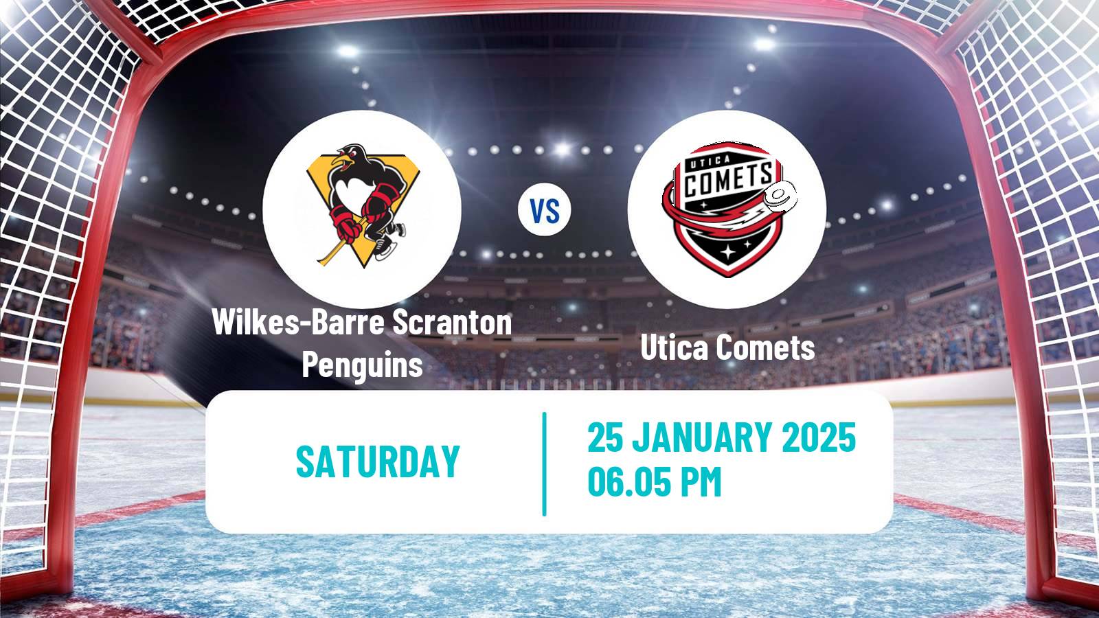 Hockey AHL Wilkes-Barre Scranton Penguins - Utica Comets