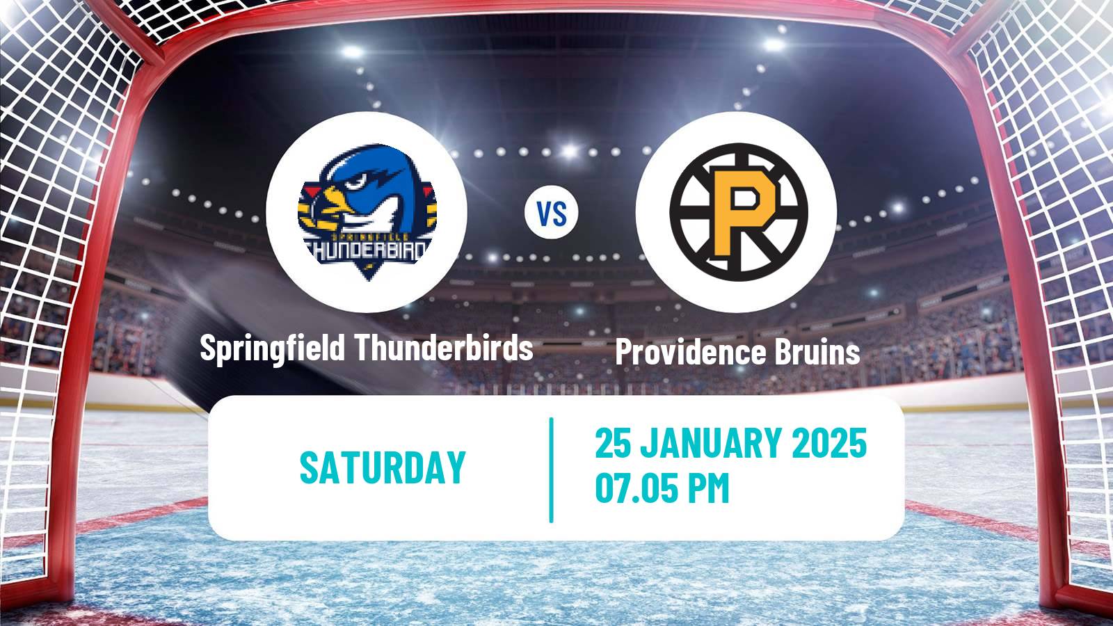 Hockey AHL Springfield Thunderbirds - Providence Bruins