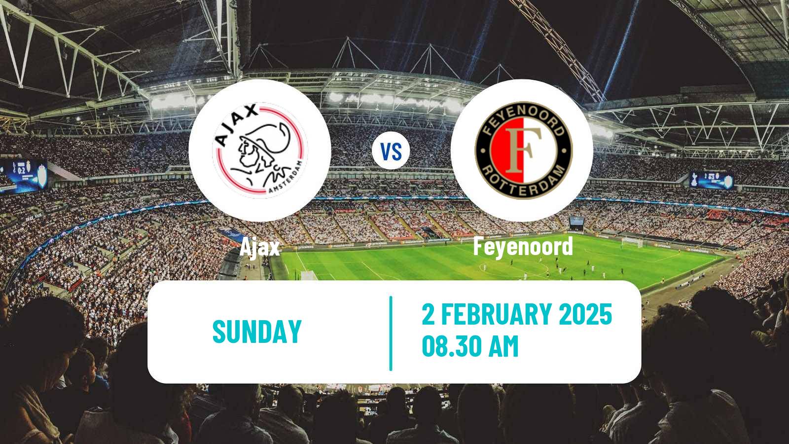 Soccer Dutch Eredivisie Ajax - Feyenoord