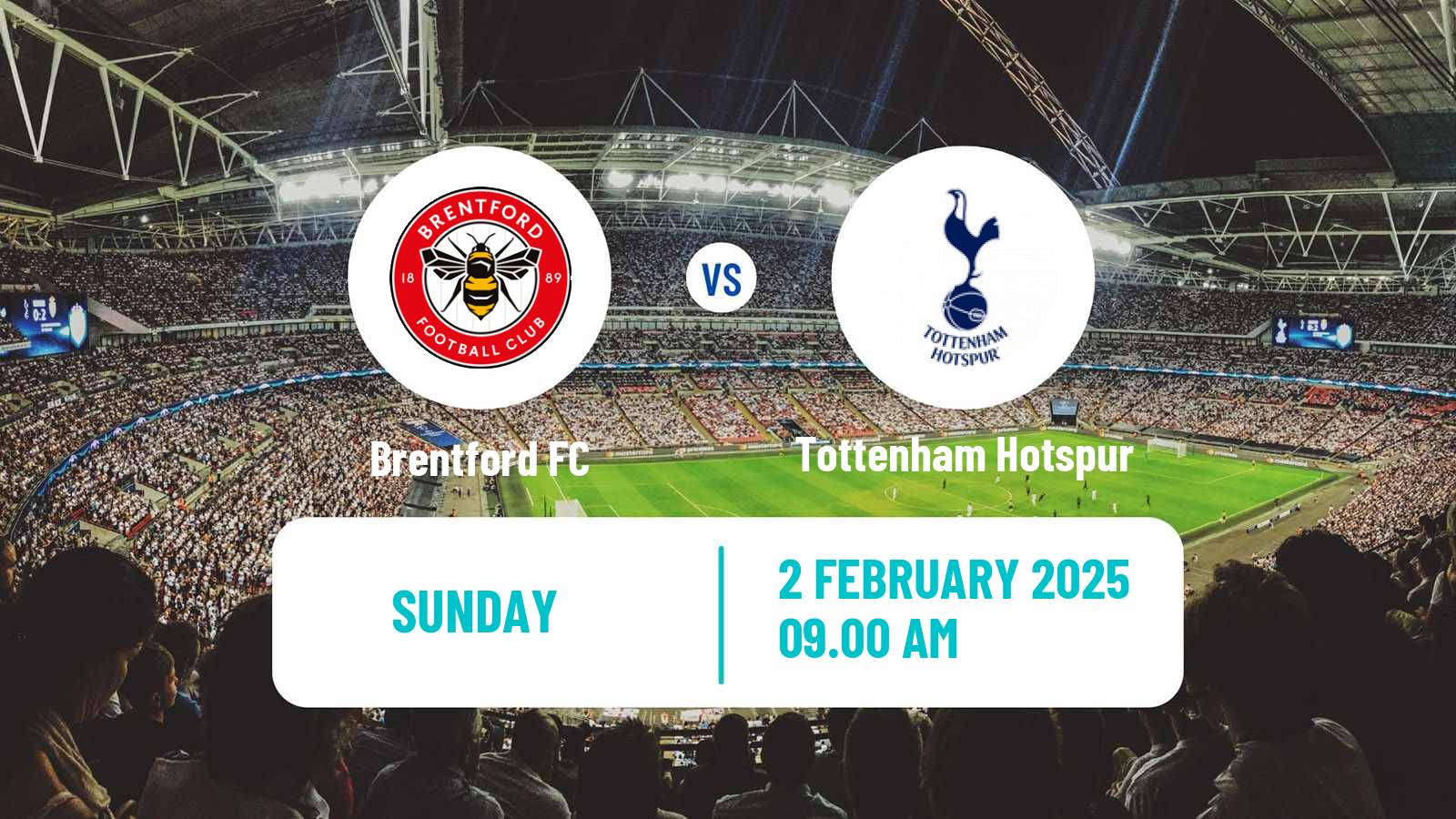 Soccer English Premier League Brentford - Tottenham Hotspur