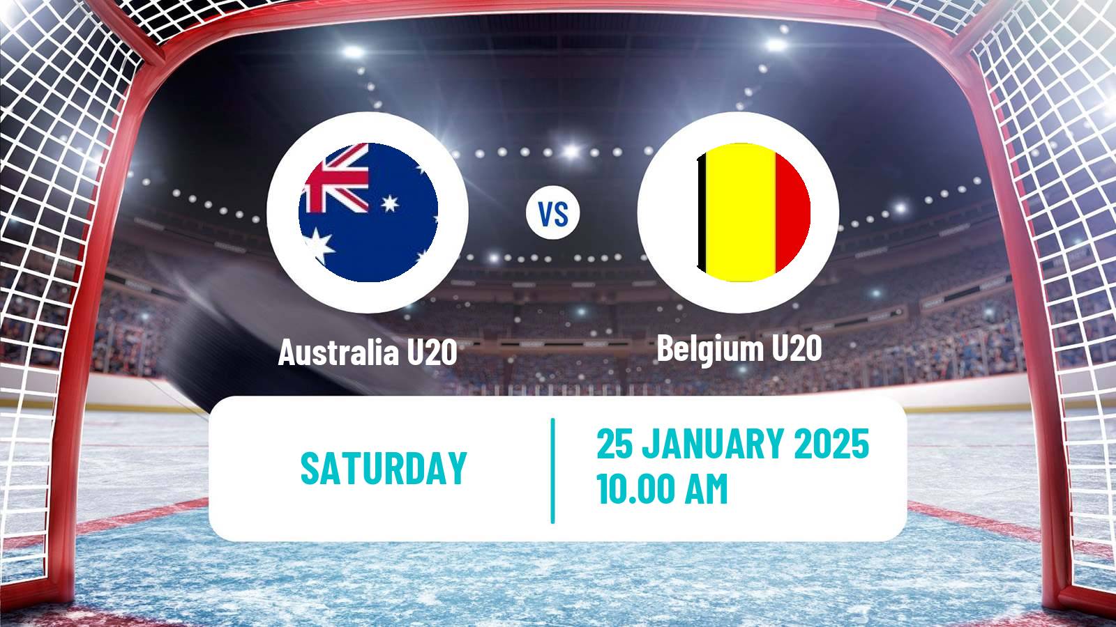 Hockey IIHF World U20 Championship IIB Australia U20 - Belgium U20