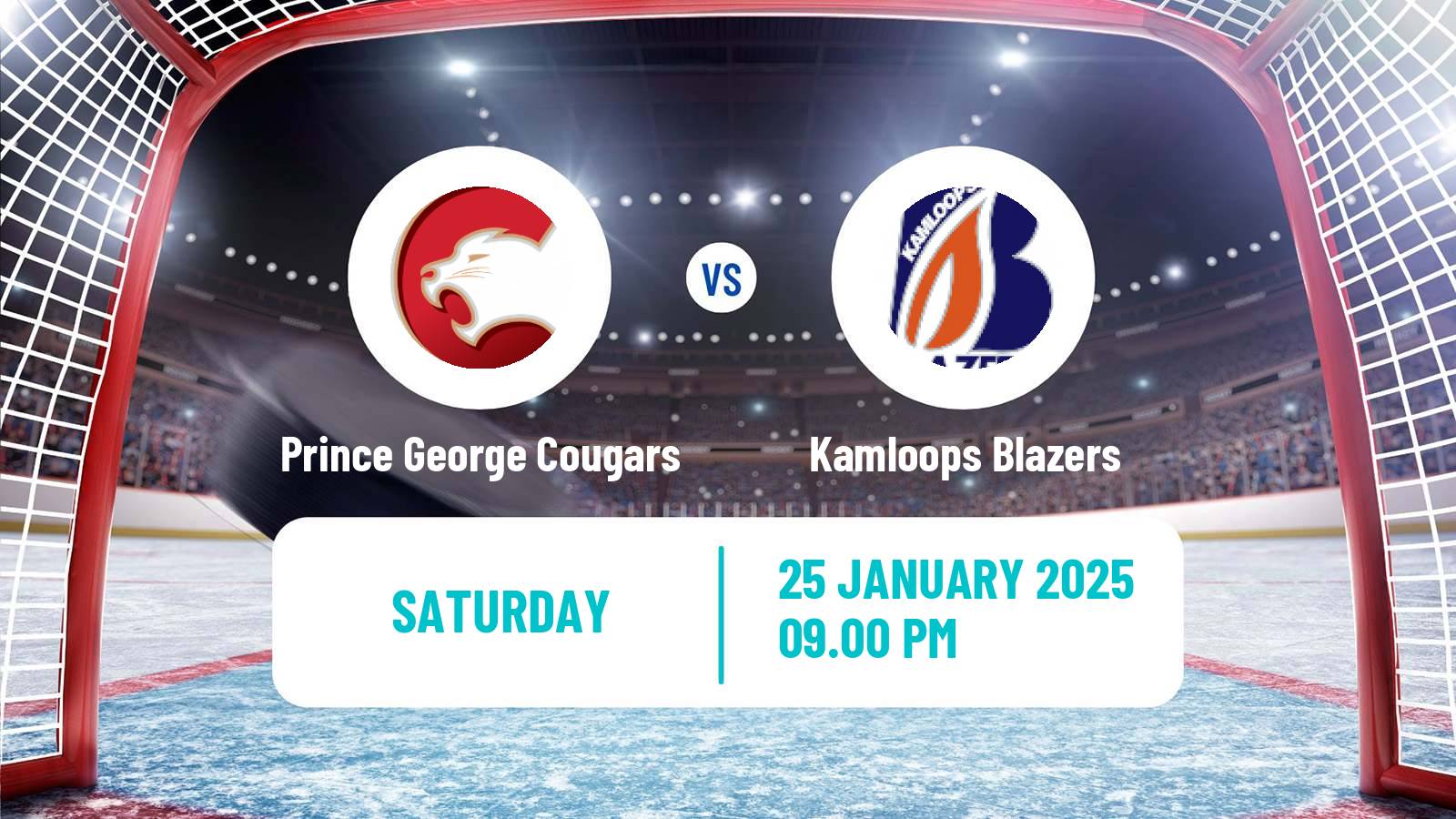 Hockey WHL Prince George Cougars - Kamloops Blazers