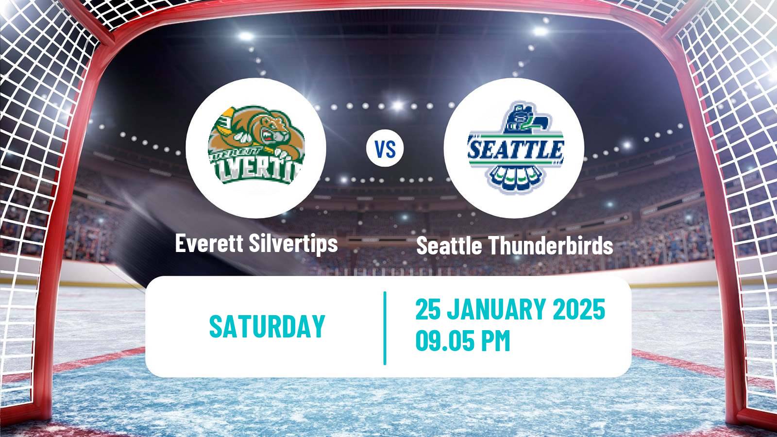 Hockey WHL Everett Silvertips - Seattle Thunderbirds