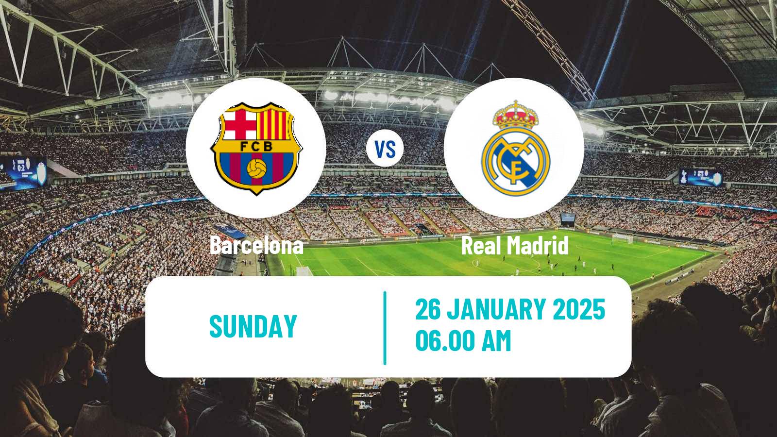 Soccer Spanish Supercopa Women Barcelona - Real Madrid