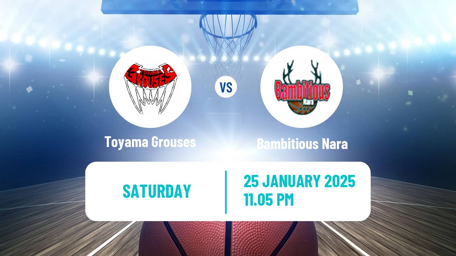 Basketball Japan B2 League Basketball Toyama Grouses - Bambitious Nara