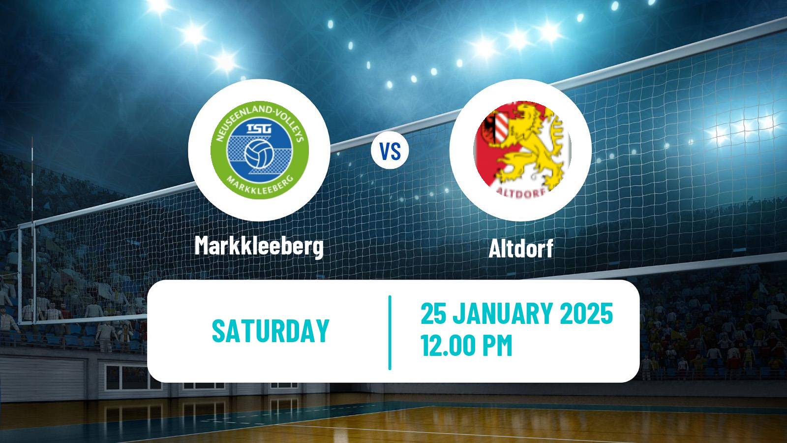 Volleyball German 2 Bundesliga South Volleyball Women Markkleeberg - Altdorf