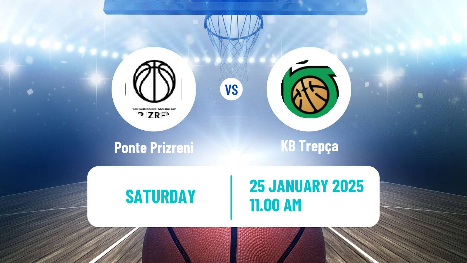 Basketball Kosovo Superliga Basketball Ponte Prizreni - Trepça