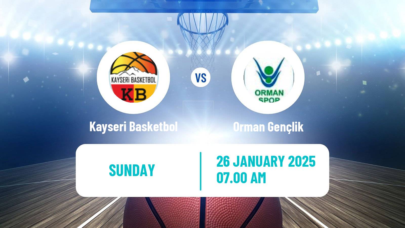 Basketball Turkish Basketball League Women Kayseri Basketbol - Orman Gençlik