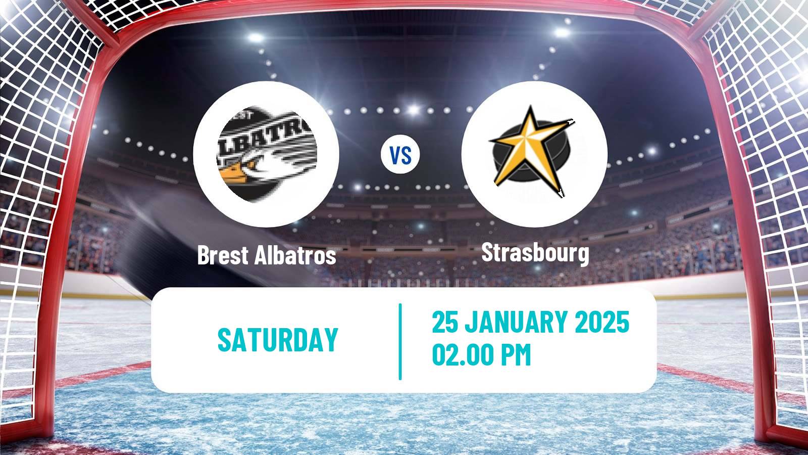 Hockey French D1 Ice Hockey Brest Albatros - Strasbourg