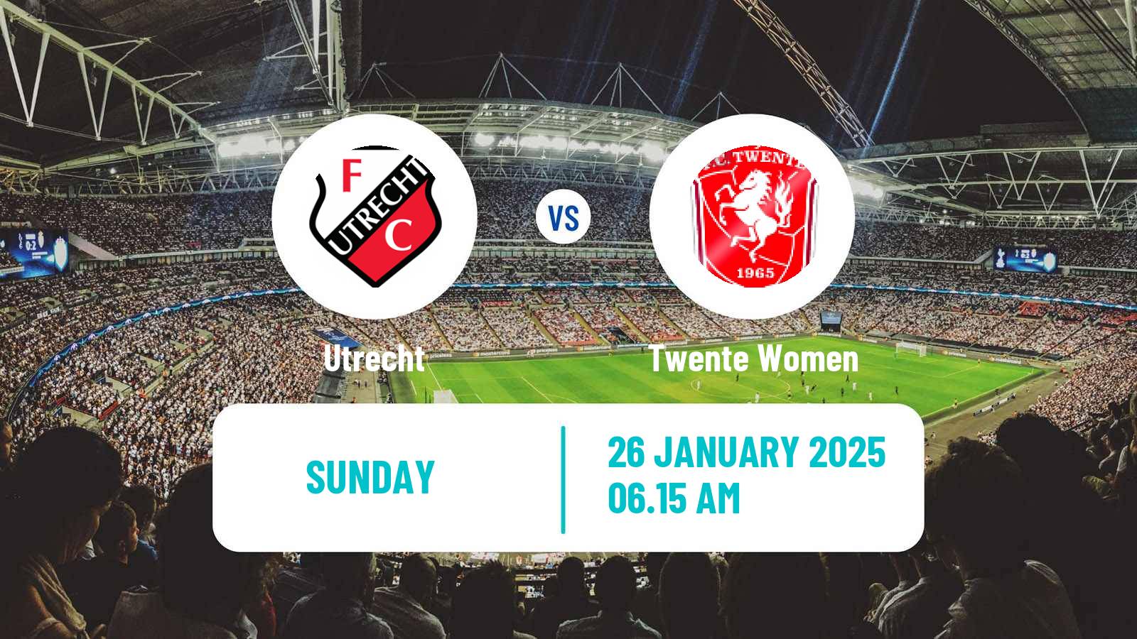 Soccer Dutch Eredivisie Women Utrecht - Twente