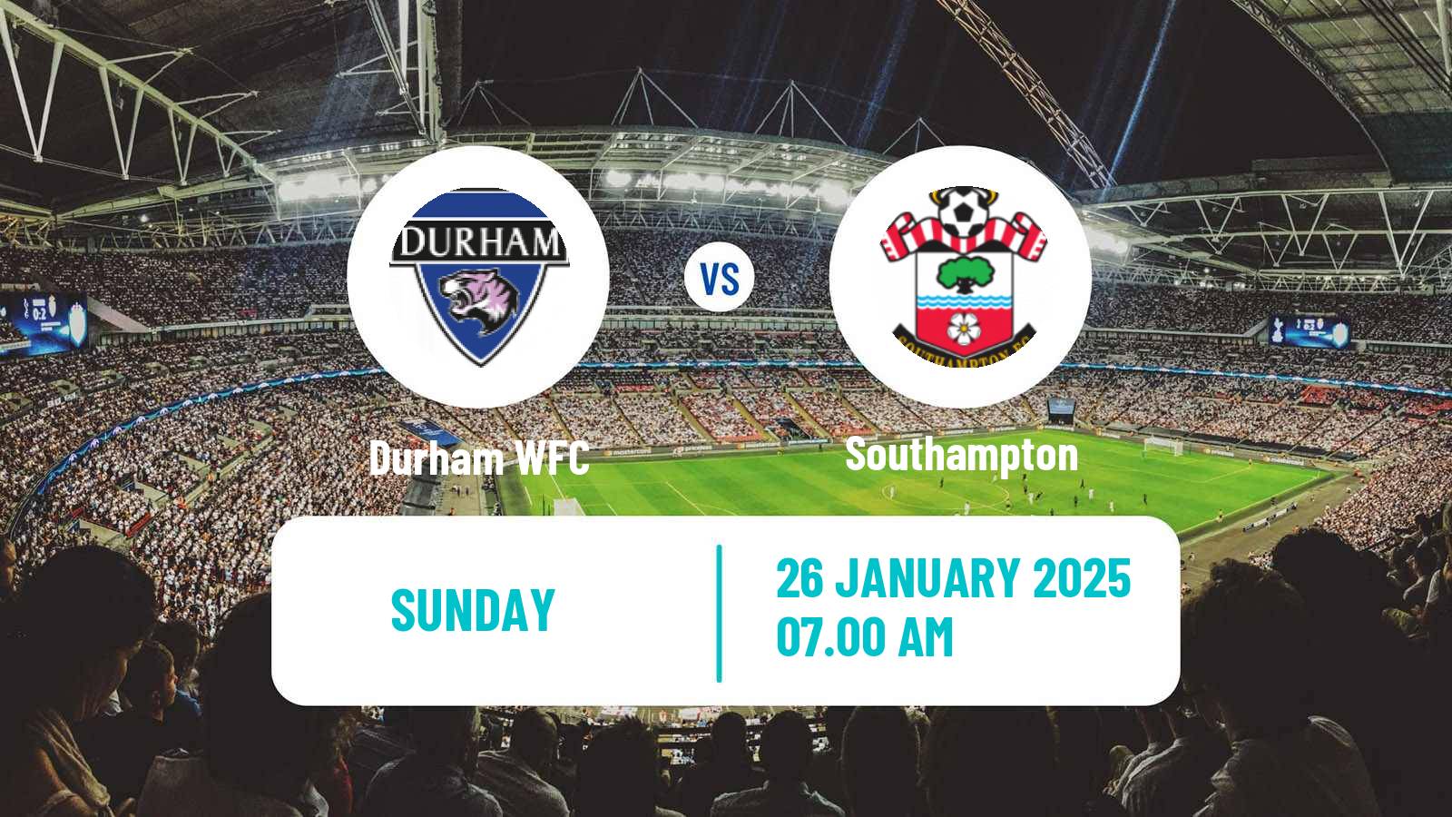 Soccer English Women Championship Durham - Southampton