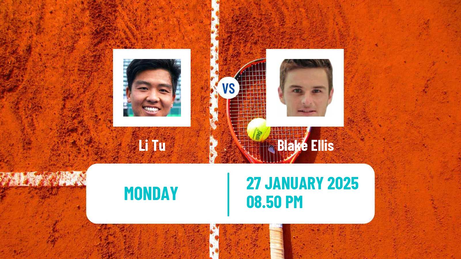 Tennis Brisbane Challenger Men Li Tu - Blake Ellis