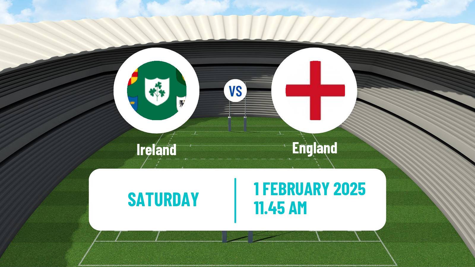 Rugby union Six Nations Ireland - England