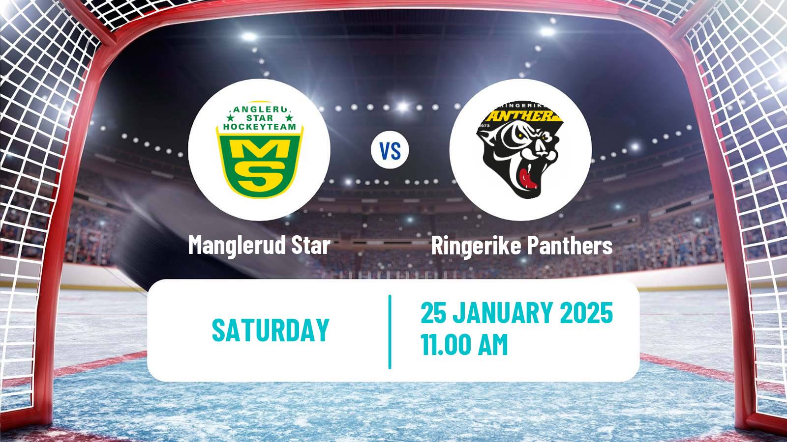 Hockey Norwegian Division 1 Hockey Manglerud Star - Ringerike Panthers