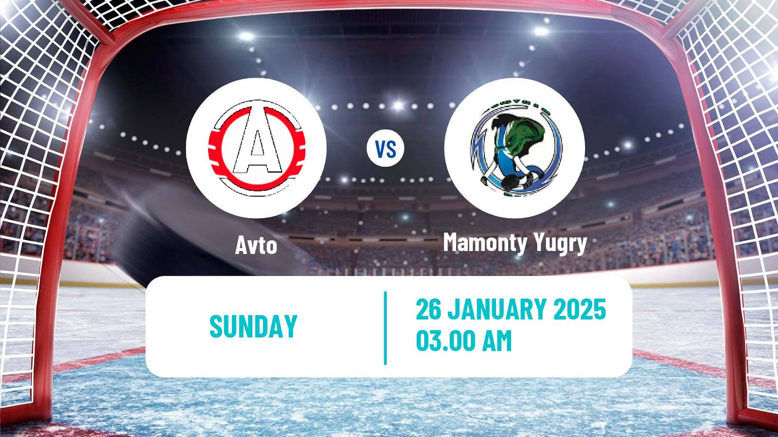 Hockey MHL Avto - Mamonty Yugry