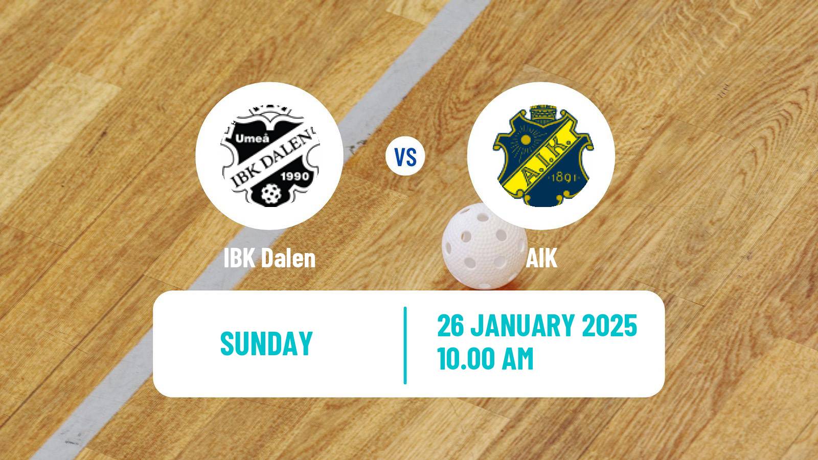 Floorball Swedish Superligan Floorball Dalen - AIK