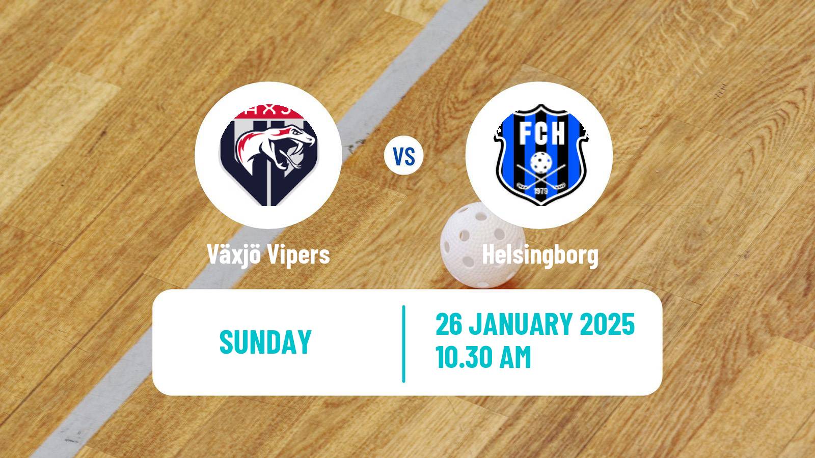 Floorball Swedish Superligan Floorball Växjö Vipers - Helsingborg