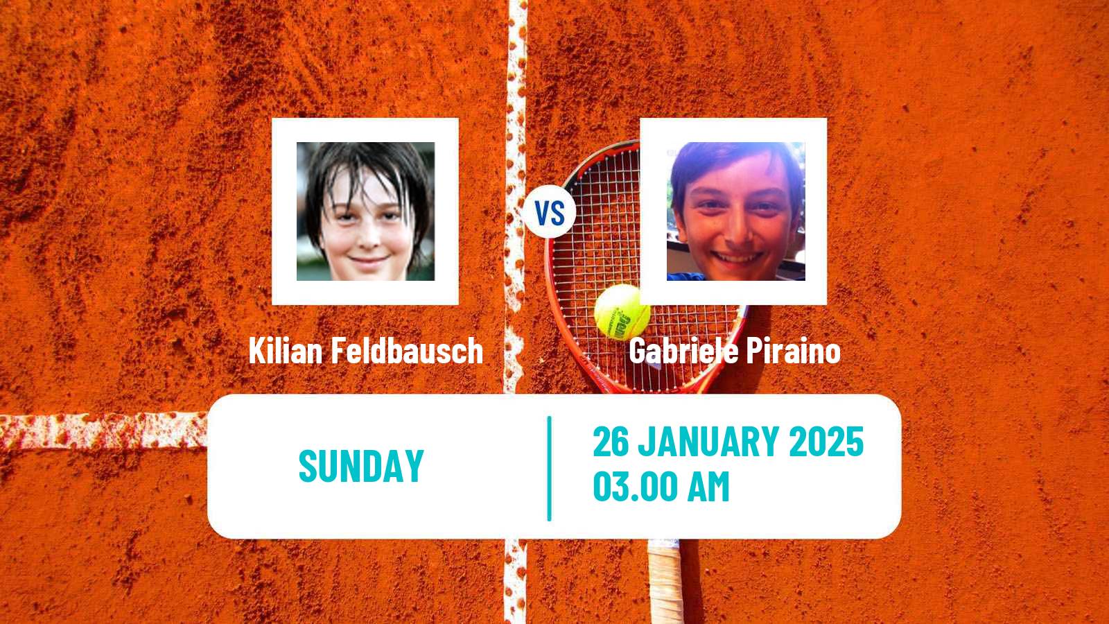 Tennis ITF M15 Antalya 3 Men Kilian Feldbausch - Gabriele Piraino