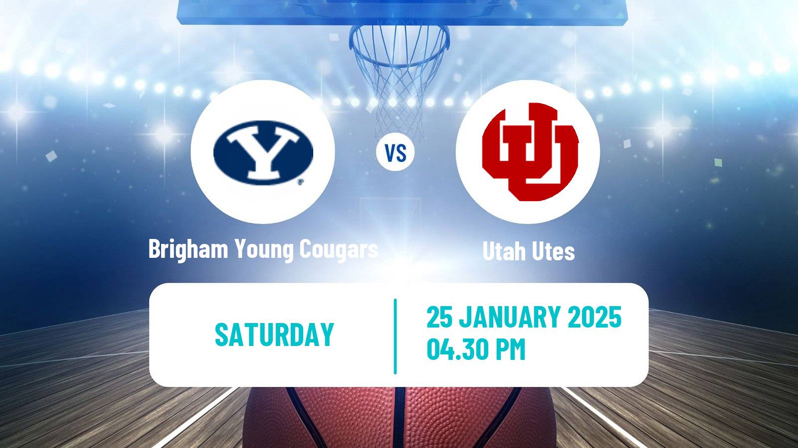 Basketball NCAA College Basketball Women Brigham Young Cougars - Utah Utes