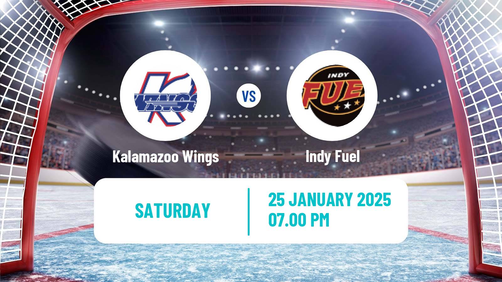 Hockey ECHL Kalamazoo Wings - Indy Fuel