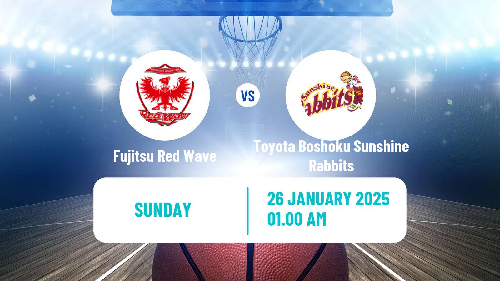 Basketball Japan W League Basketball Fujitsu Red Wave - Toyota Boshoku Sunshine Rabbits