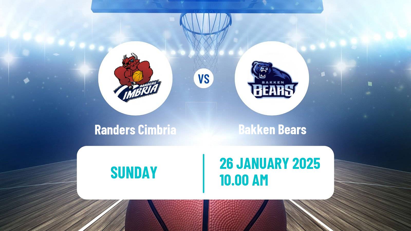 Basketball Danish Cup Basketball Randers Cimbria - Bakken Bears