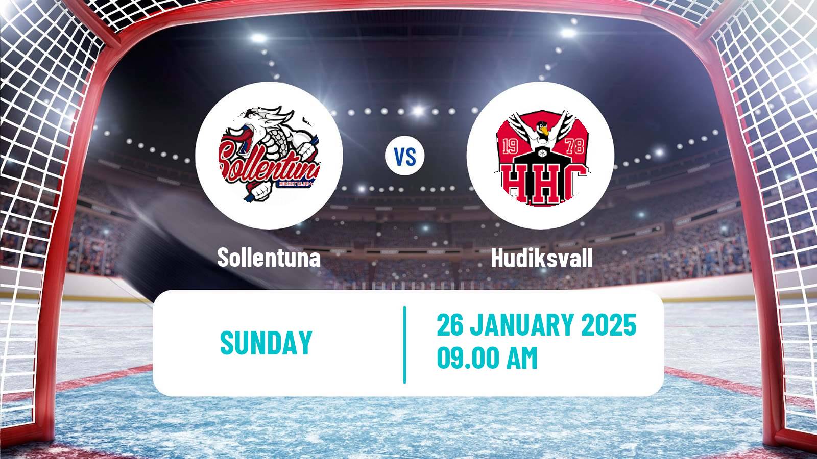 Hockey Swedish Hockey AllEttan Norra Sollentuna - Hudiksvall