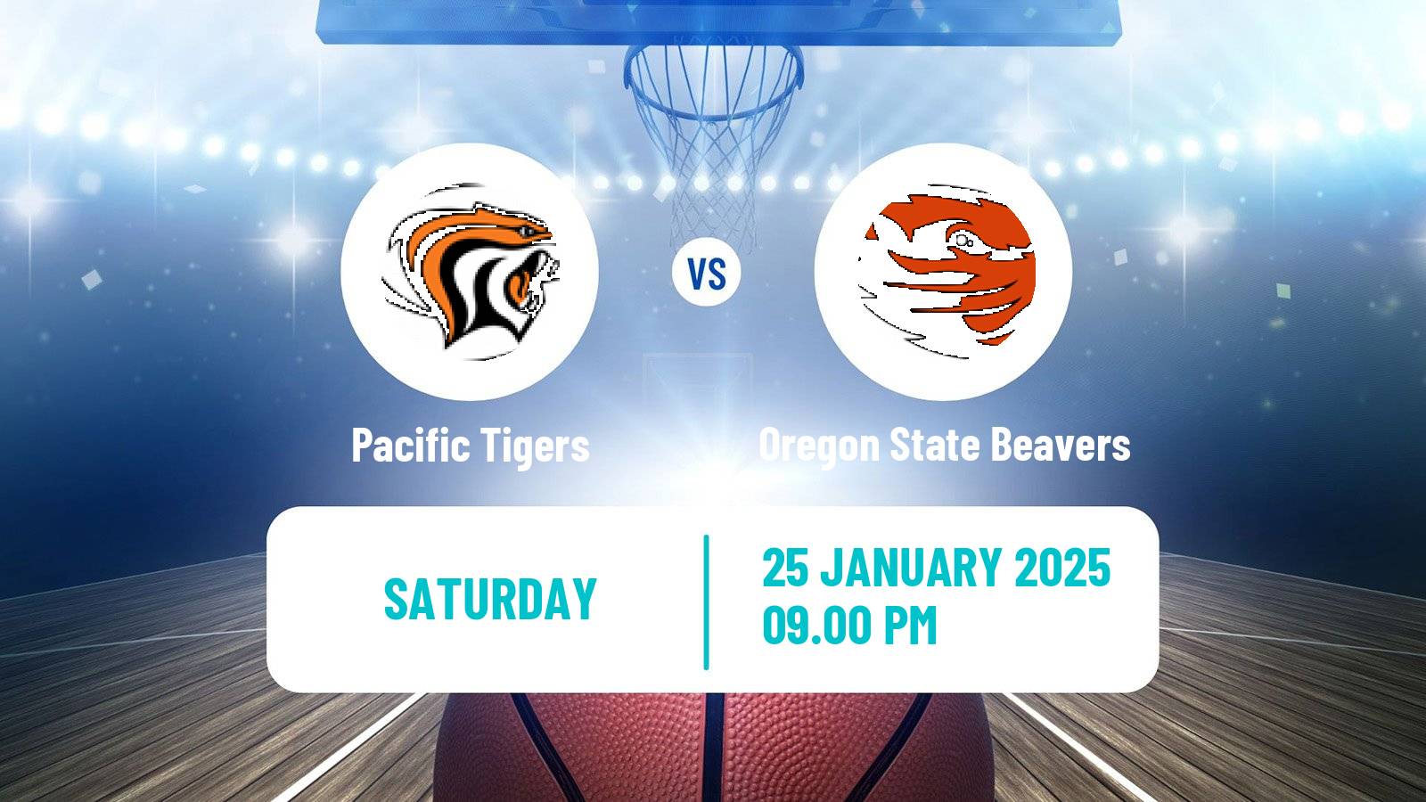 Basketball NCAA College Basketball Women Pacific Tigers - Oregon State Beavers