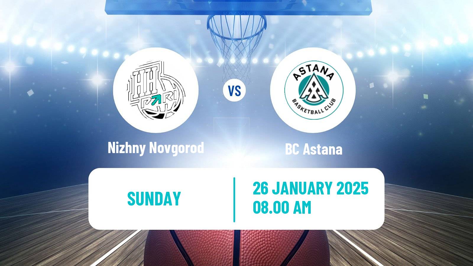 Basketball VTB United League Nizhny Novgorod - Astana