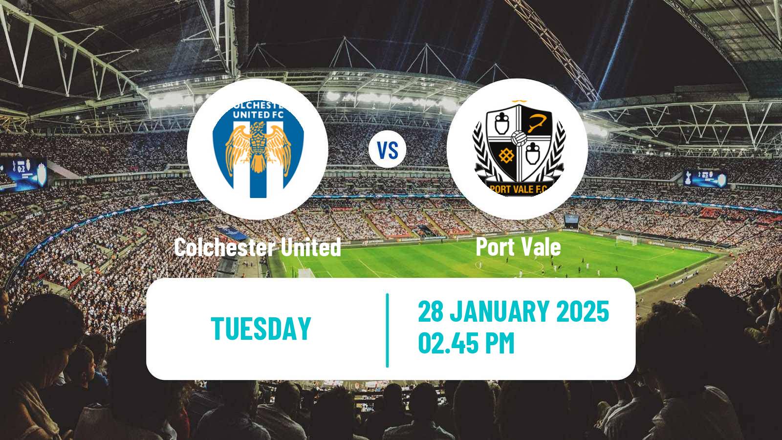 Soccer English League Two Colchester United - Port Vale