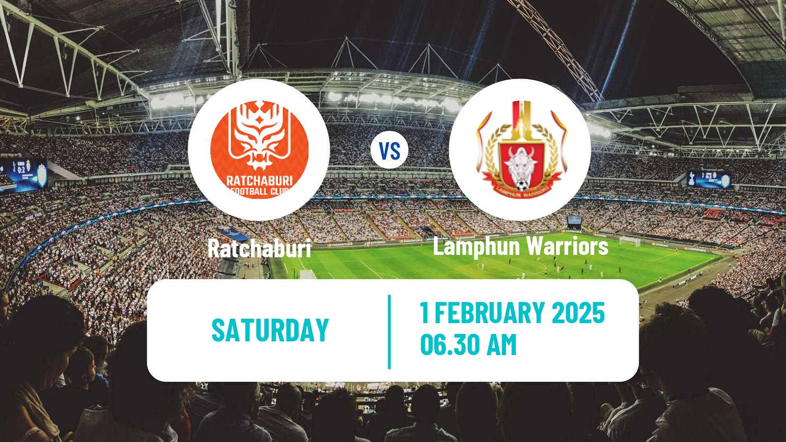 Soccer Thai League 1 Ratchaburi - Lamphun Warriors