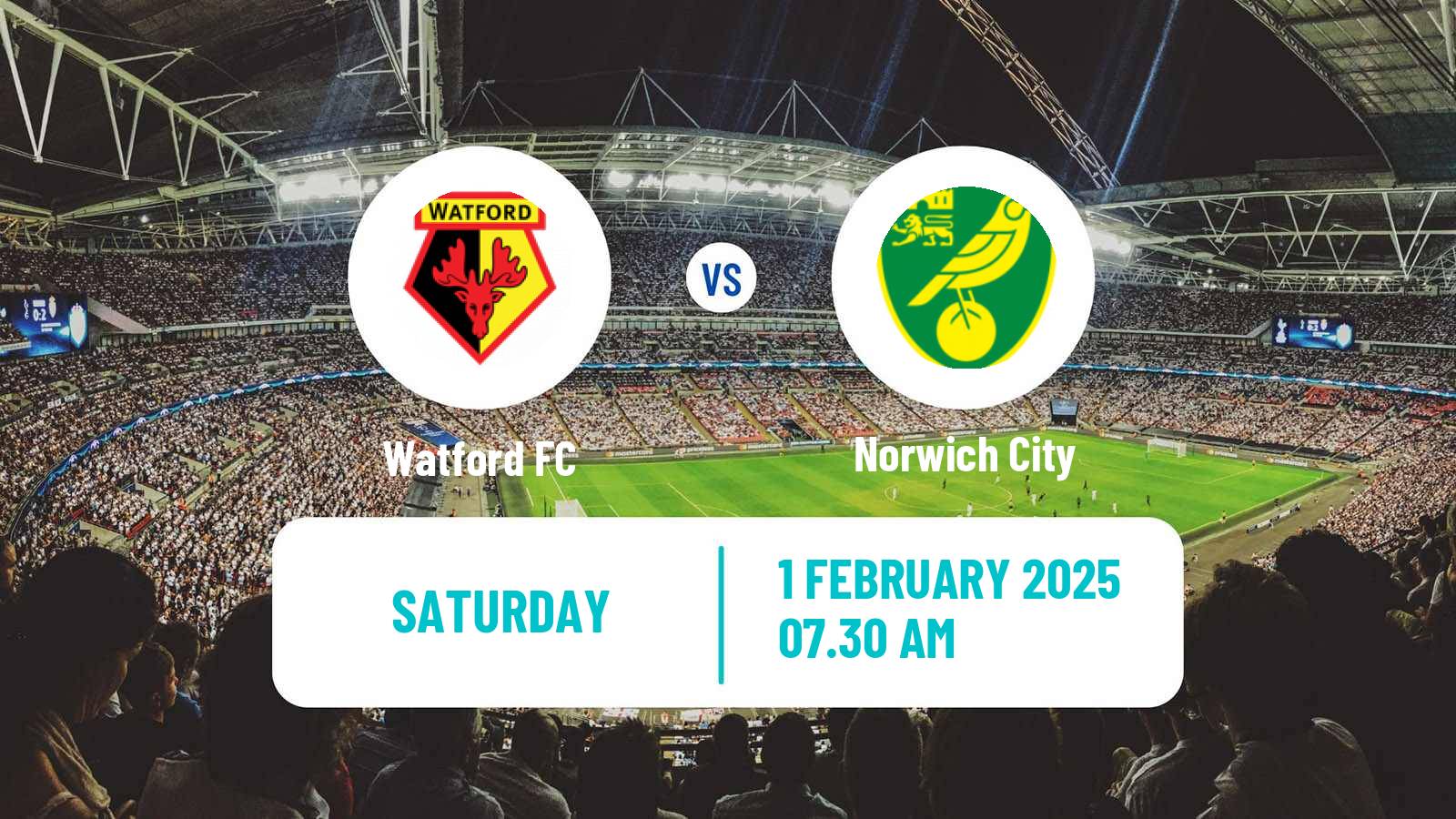 Soccer English League Championship Watford - Norwich City