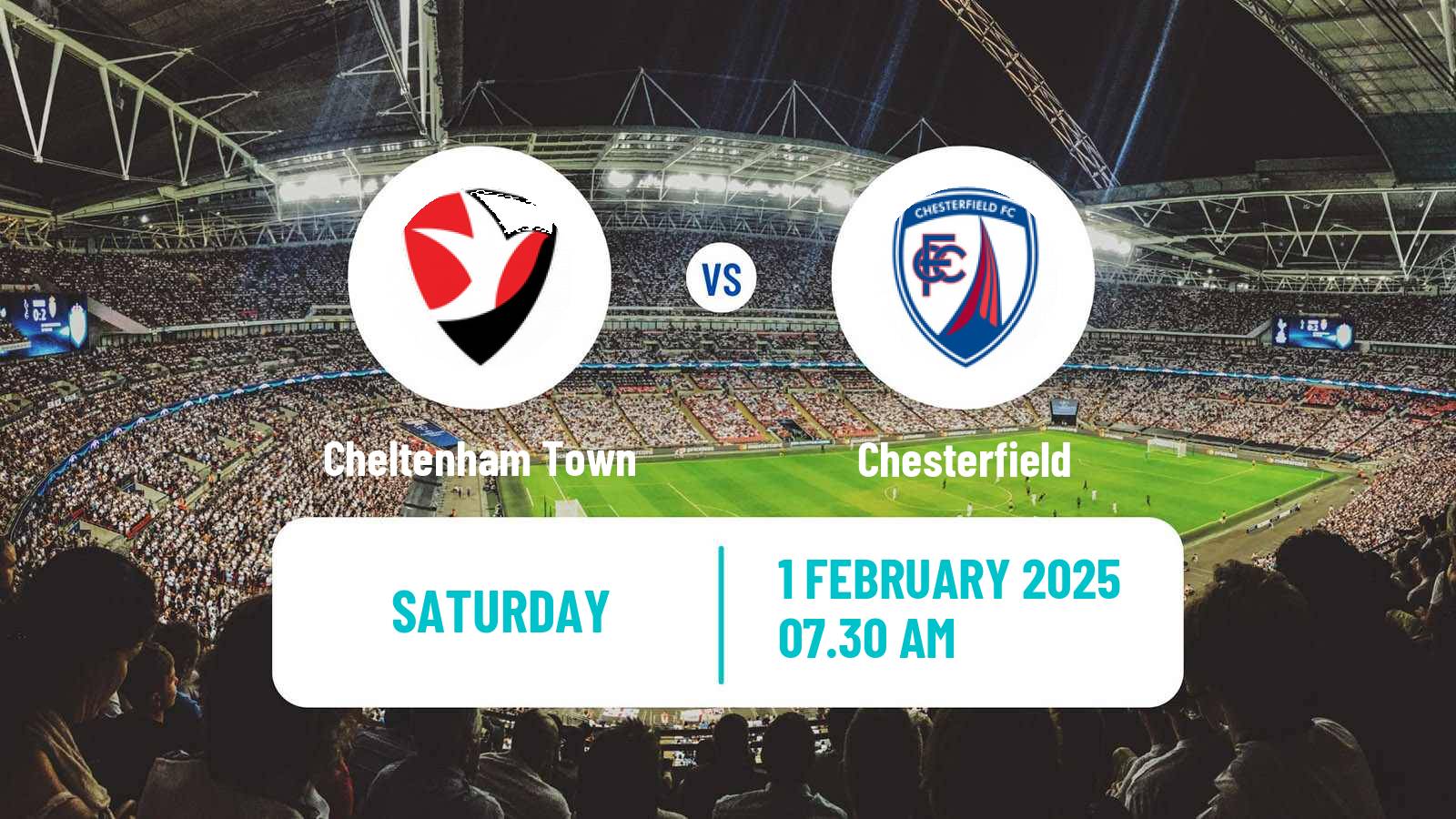 Soccer English League Two Cheltenham Town - Chesterfield