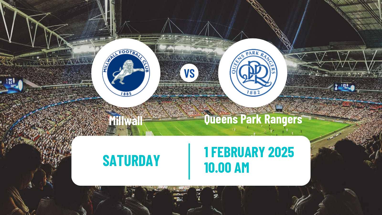 Soccer English League Championship Millwall - Queens Park Rangers