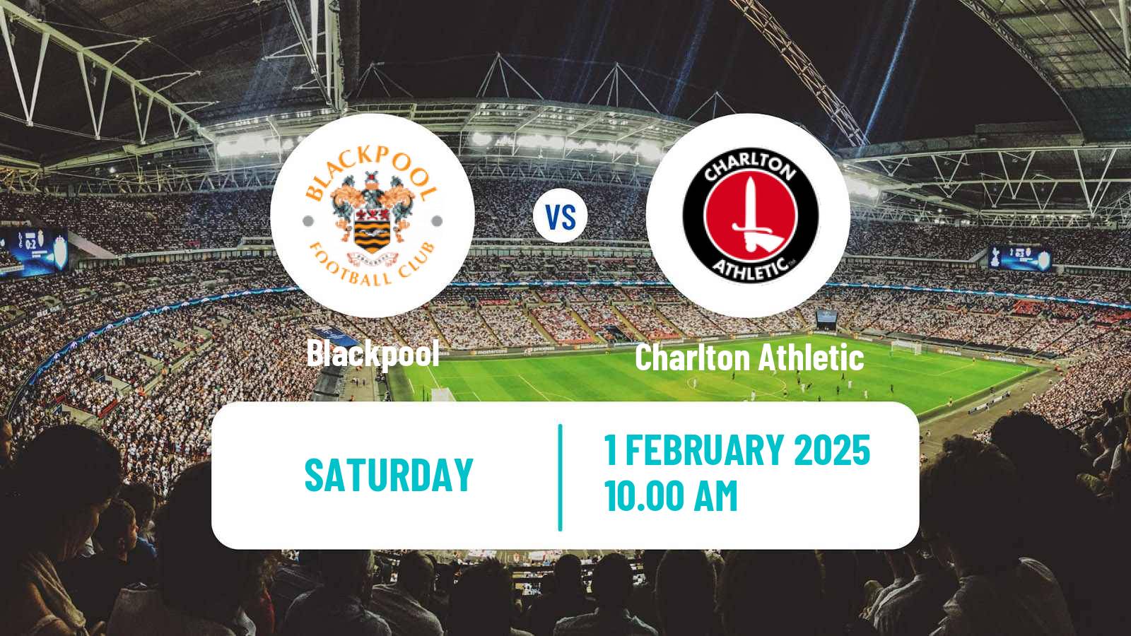 Soccer English League One Blackpool - Charlton Athletic