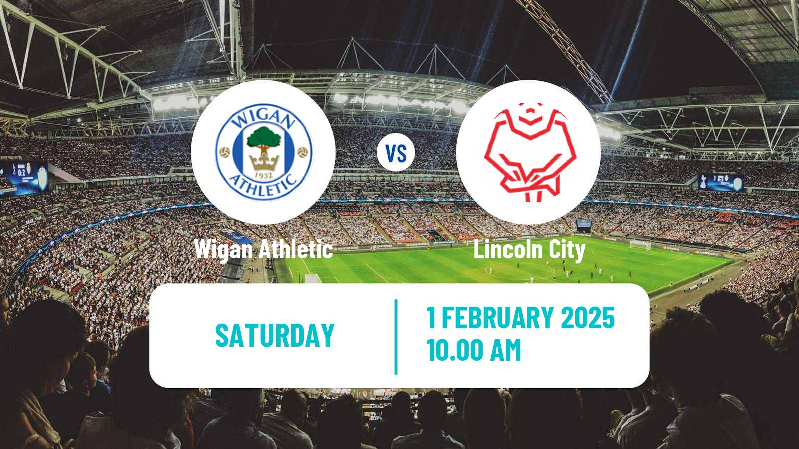 Soccer English League One Wigan Athletic - Lincoln City