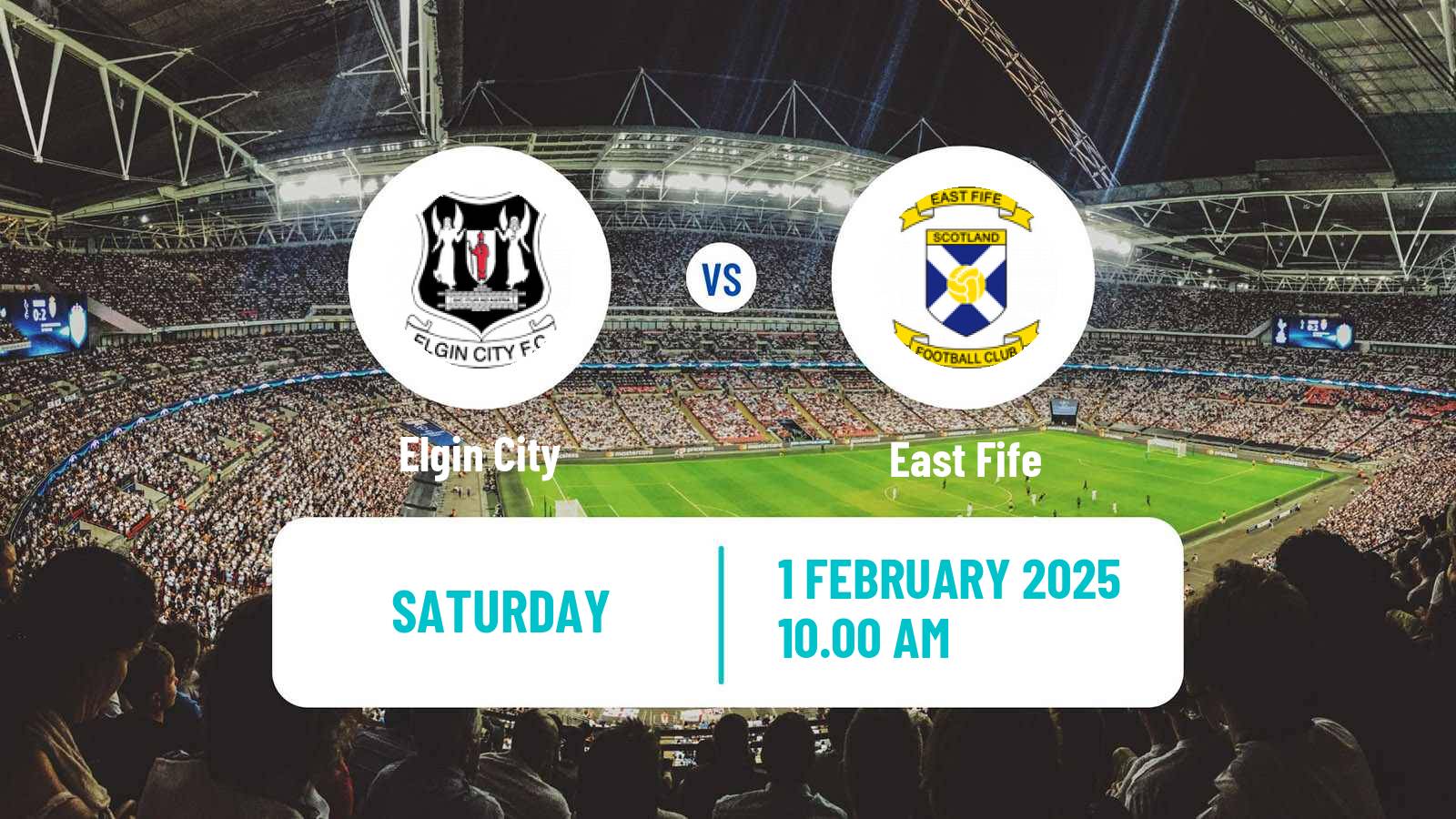 Soccer Scottish League Two Elgin City - East Fife