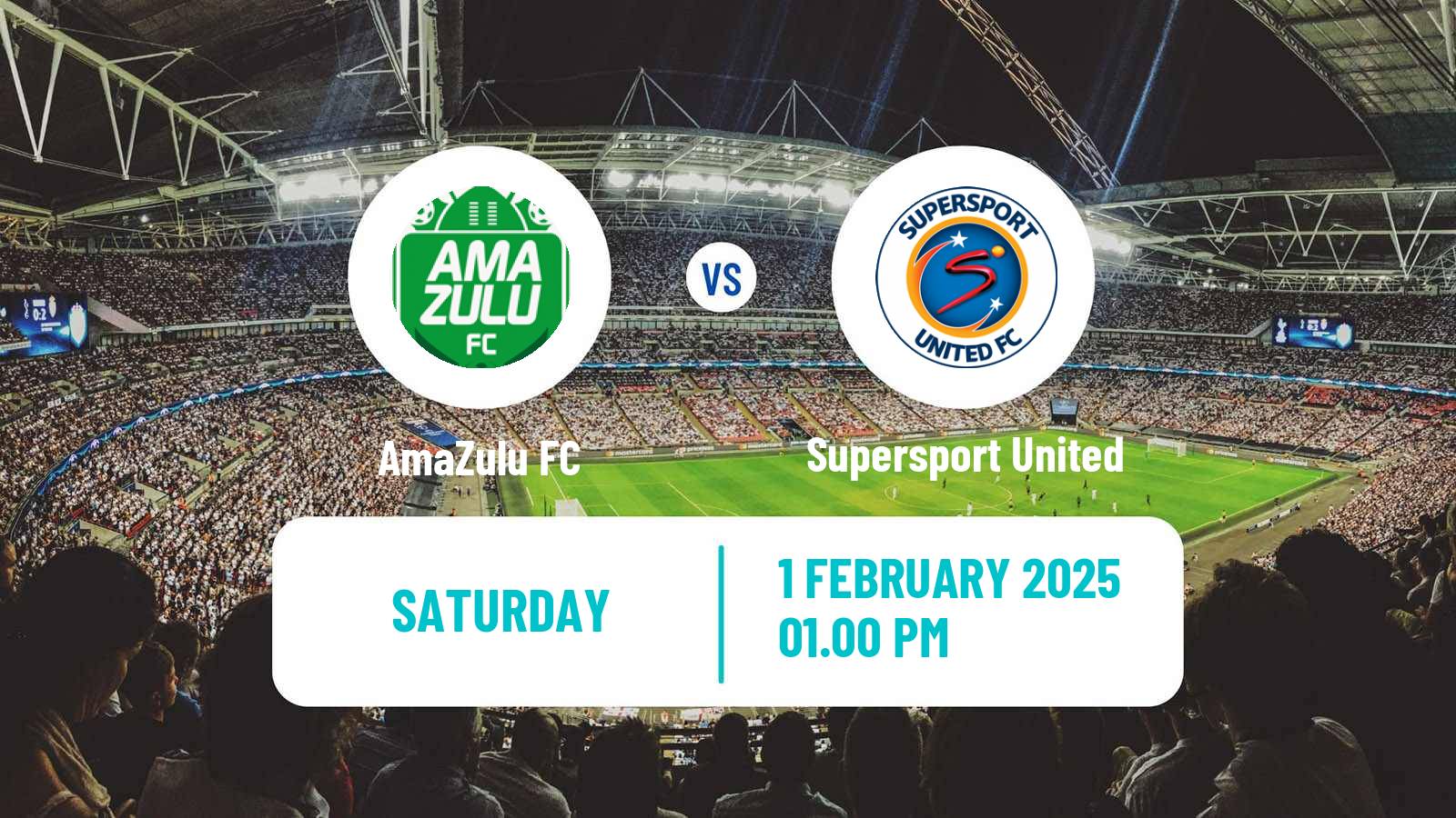 Soccer South African Premier Soccer League AmaZulu - Supersport United