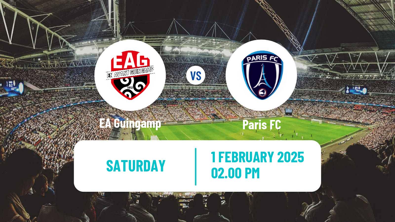 Soccer French Ligue 2 Guingamp - Paris FC