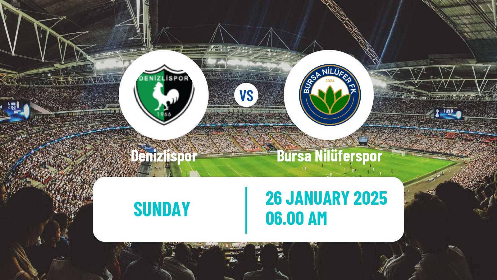 Soccer Turkish 3 Lig Group 4 Denizlispor - Bursa Nilüferspor