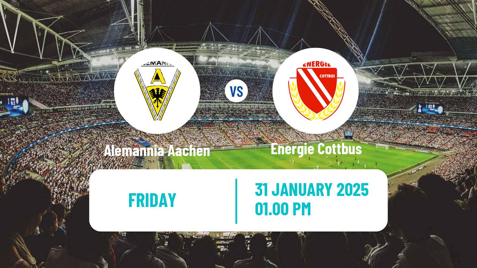 Soccer German 3 Bundesliga Alemannia Aachen - Energie Cottbus