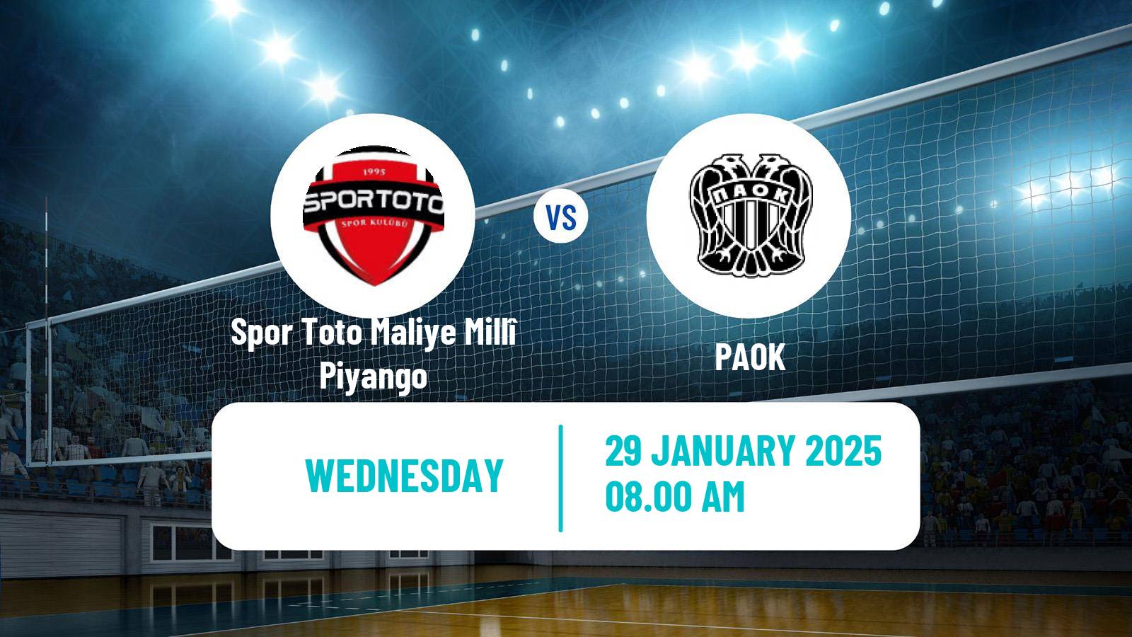 Volleyball CEV Challenge Cup Spor Toto Maliye Millî Piyango - PAOK