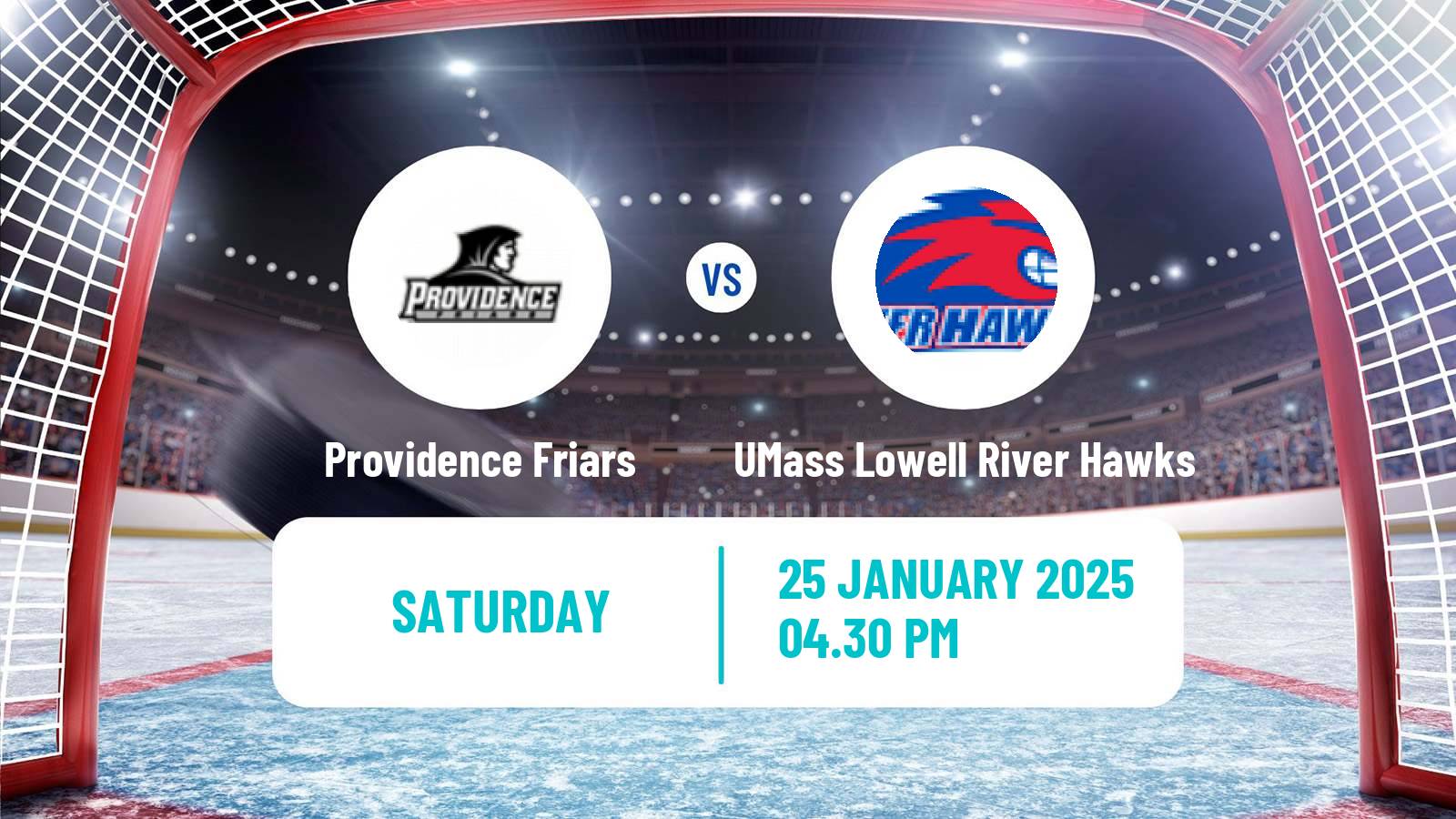 Hockey NCAA Hockey Providence Friars - UMass Lowell River Hawks