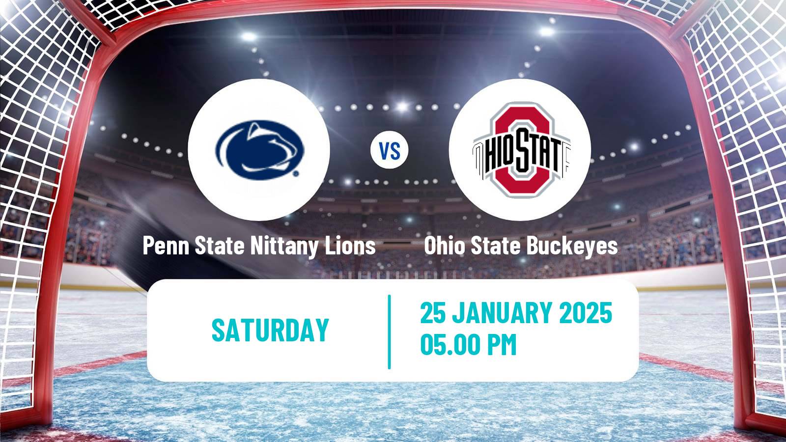 Hockey NCAA Hockey Penn State Nittany Lions - Ohio State Buckeyes