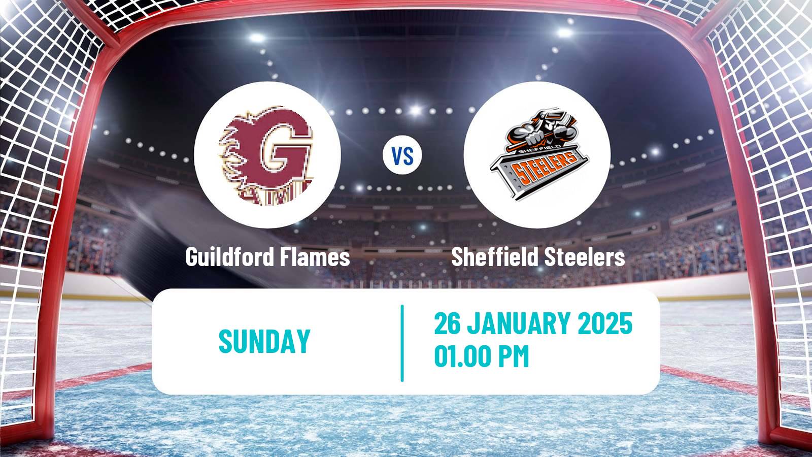 Hockey United Kingdom Elite League Guildford Flames - Sheffield Steelers