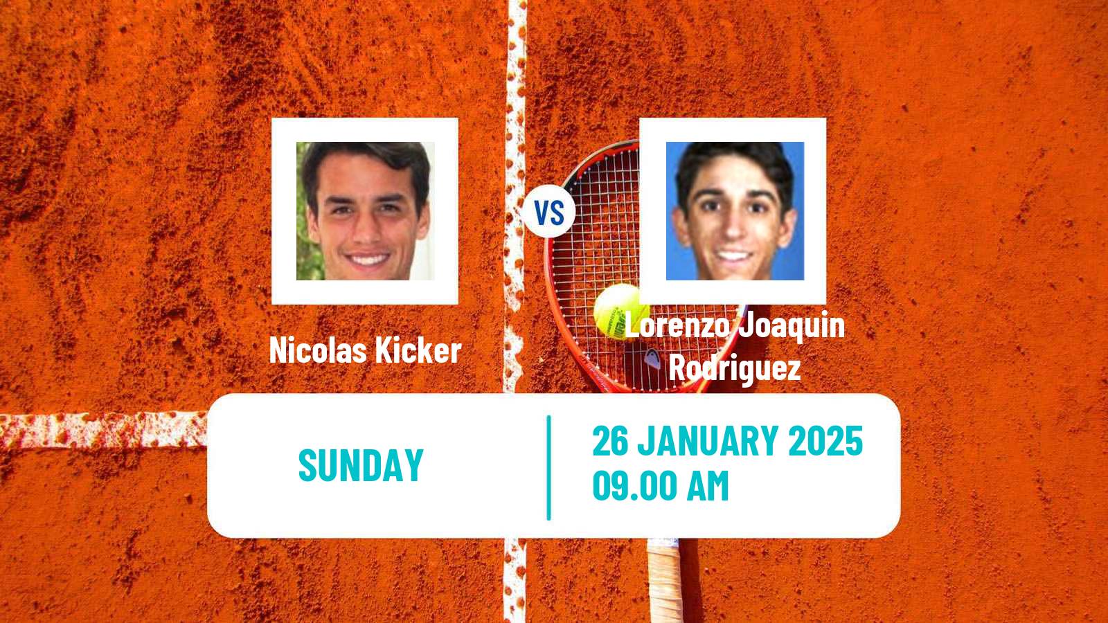 Tennis ITF M15 Santiago 2 Men Nicolas Kicker - Lorenzo Joaquin Rodriguez